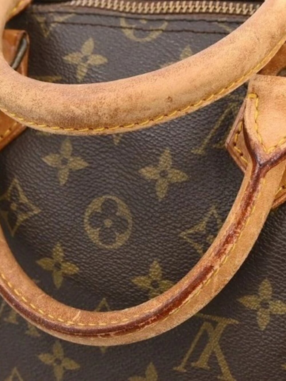 Best02 LOUIS VUITTON SPEEDY 35 HANDBAG MONOGRAM CANVAS M41524 831SA YQ07367 - Picture 3 of 15